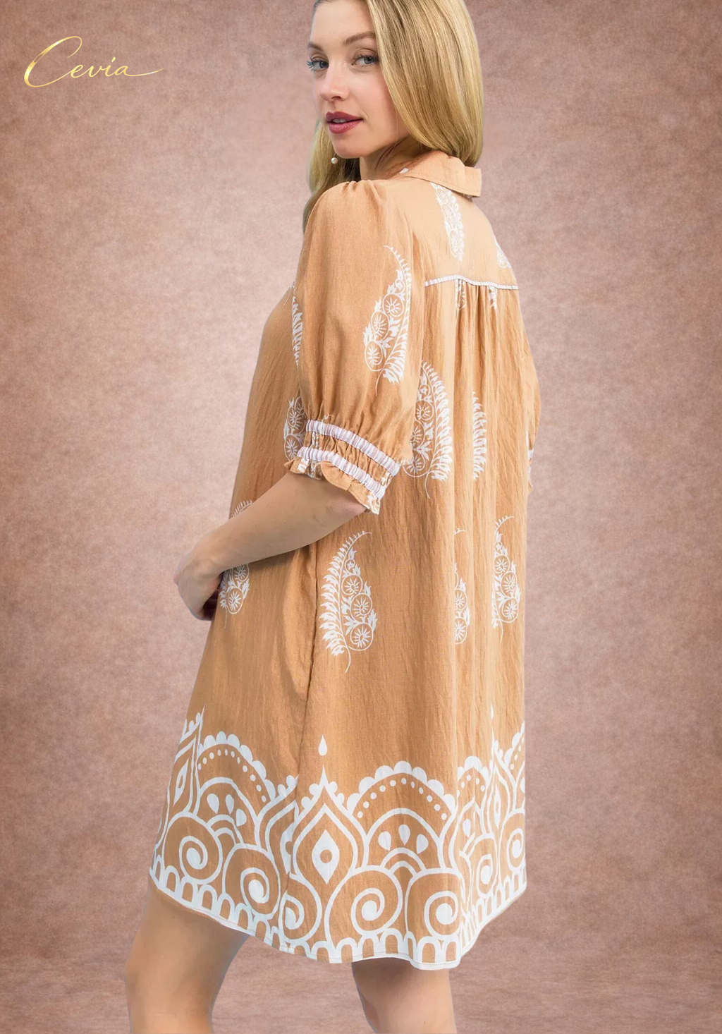 The Marivelle Mandala Babydoll Dress