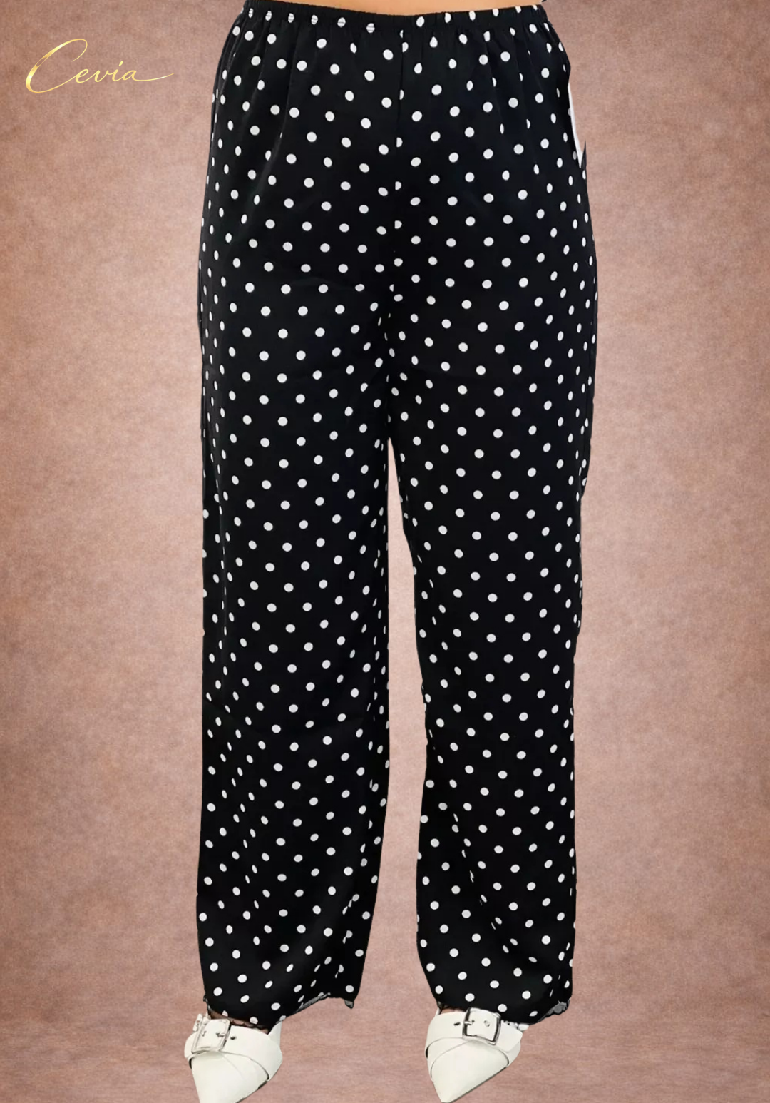 The Midnight Muse Polka Dot Trousers