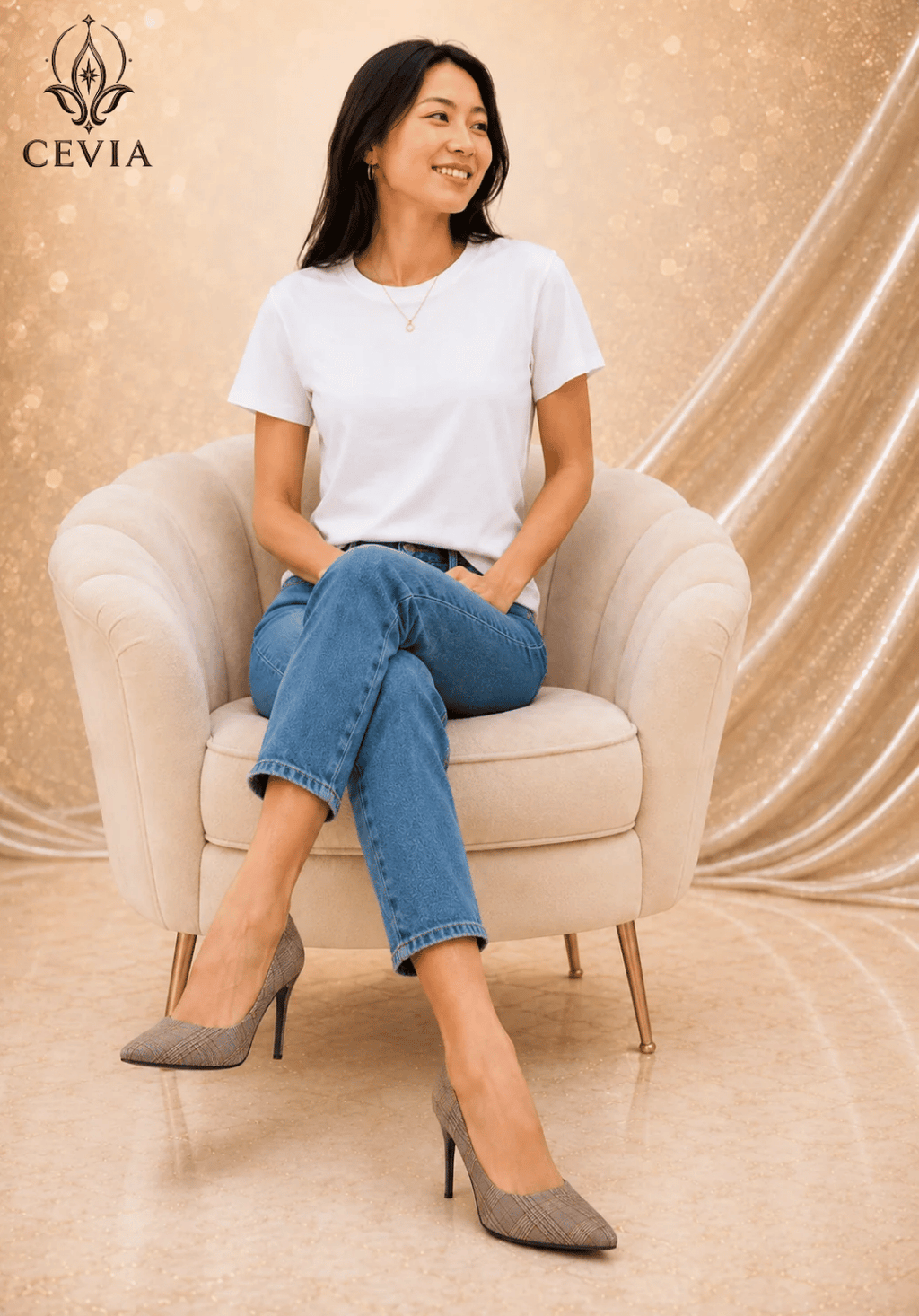 The Heritage Check Stiletto Pumps