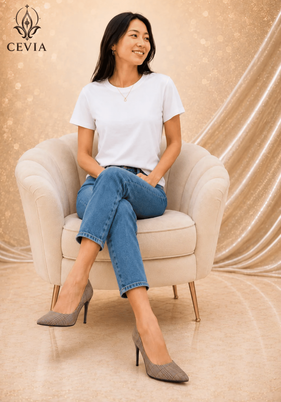 The Heritage Check Stiletto Pumps
