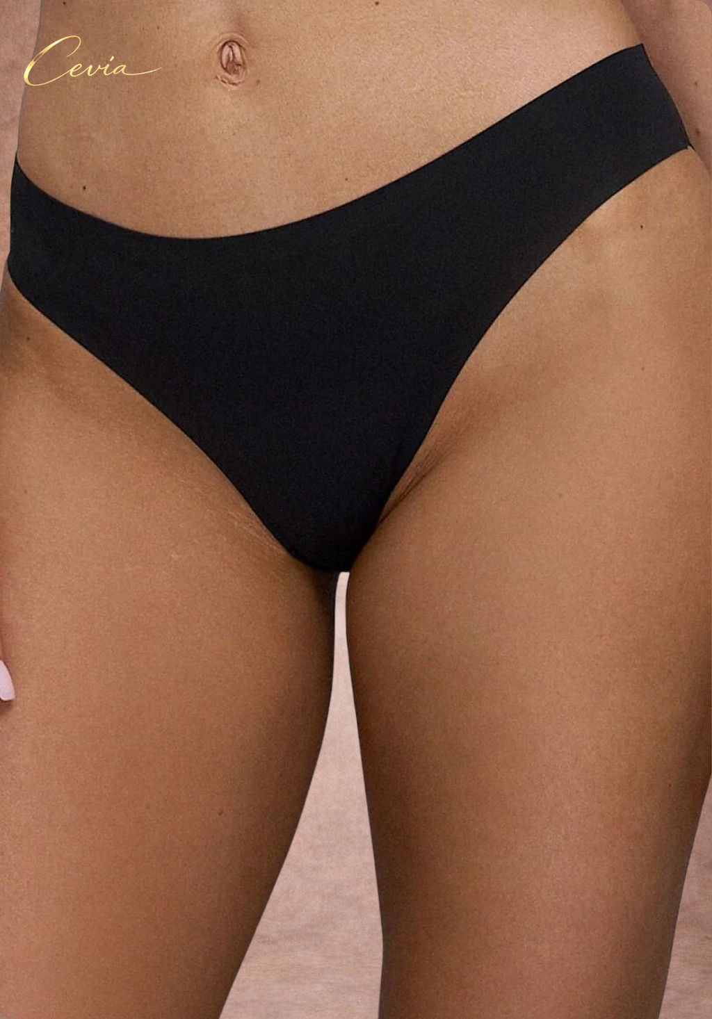 BASIC Noir Seamless No-Show Briefs