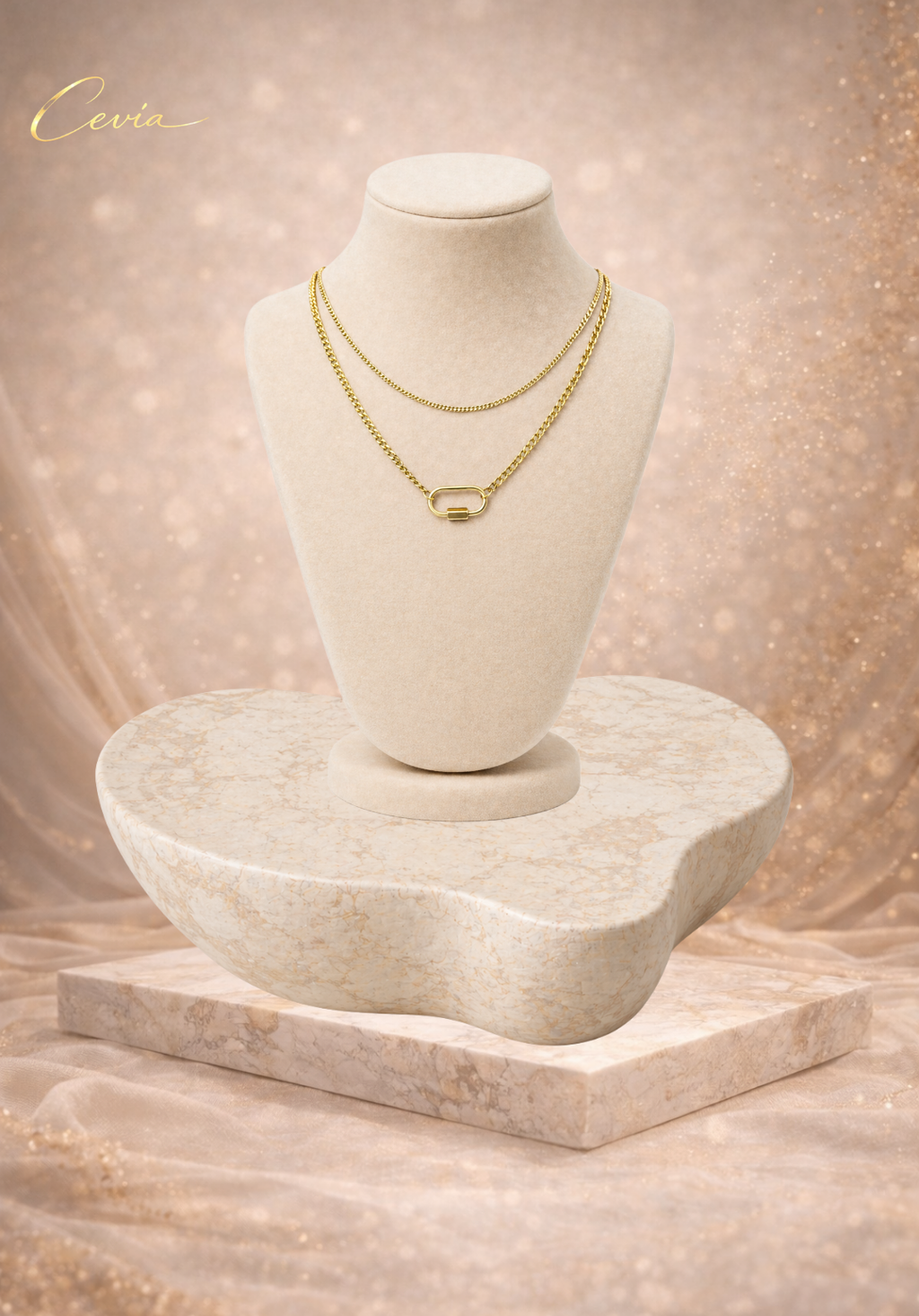 The Valen Lock Chain Necklace