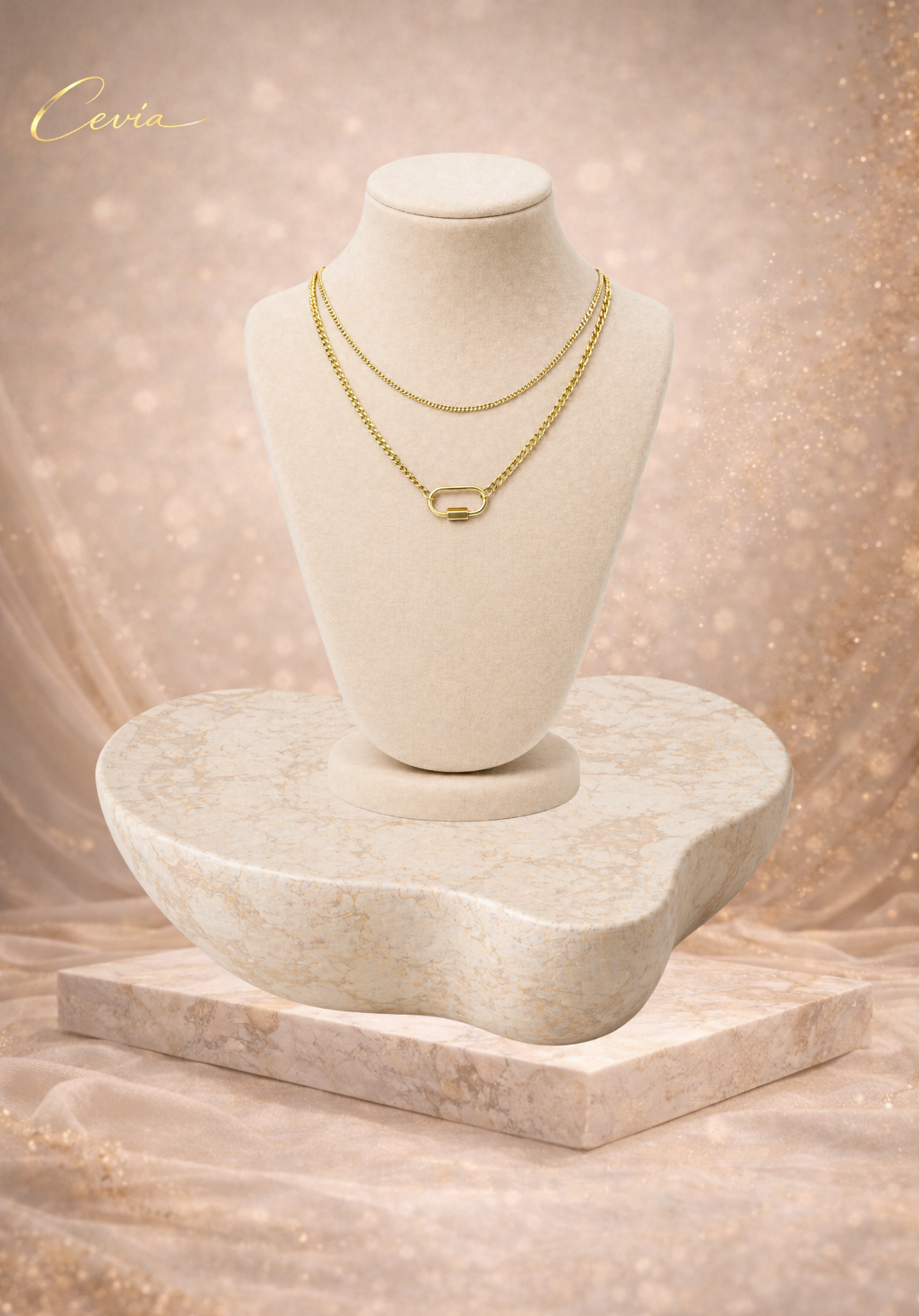 The Valen Lock Chain Necklace