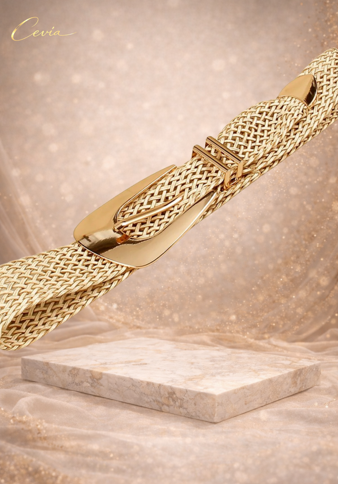 The Serinelle Woven Waist Belt