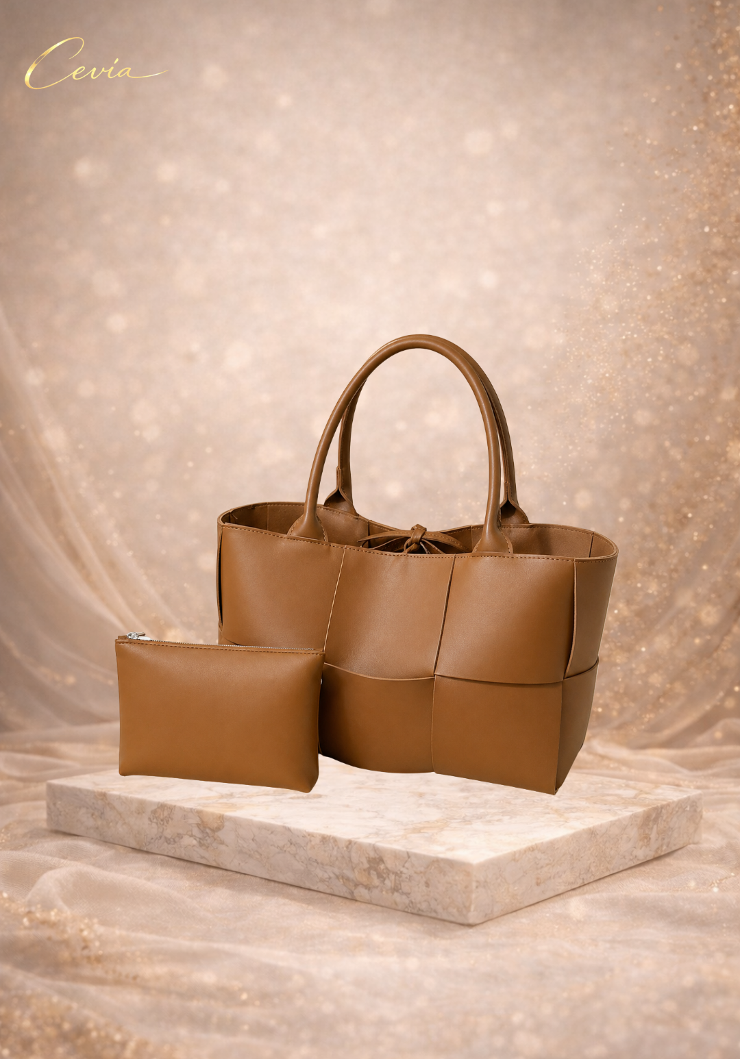 The Virelle Woven Structure Handbag