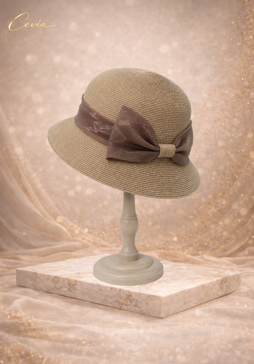 The Belle Charm Straw Hat
