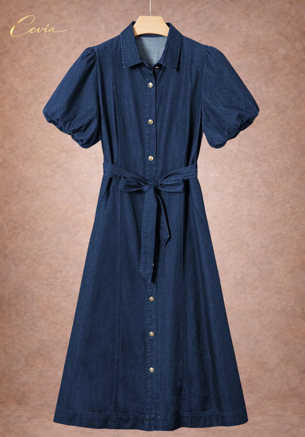 The Heritage Buttoned Midi Dress