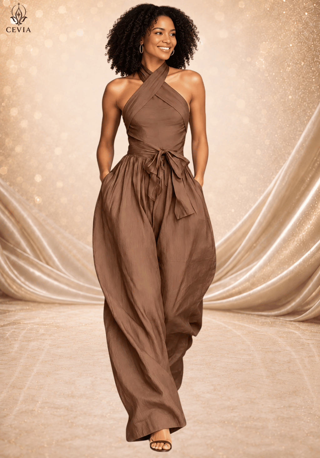 The Élan Crisscross Jumpsuit
