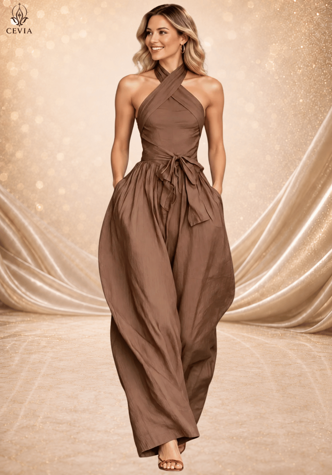 The Élan Crisscross Jumpsuit