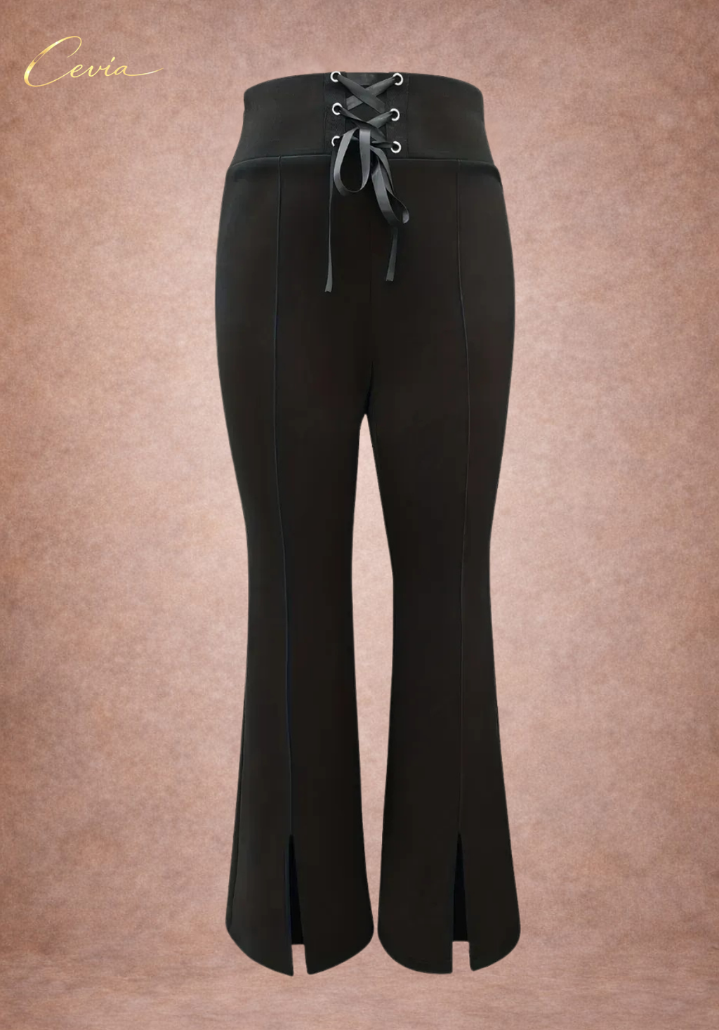 The Marivonne Lace-Front Sculpt Flare Pants