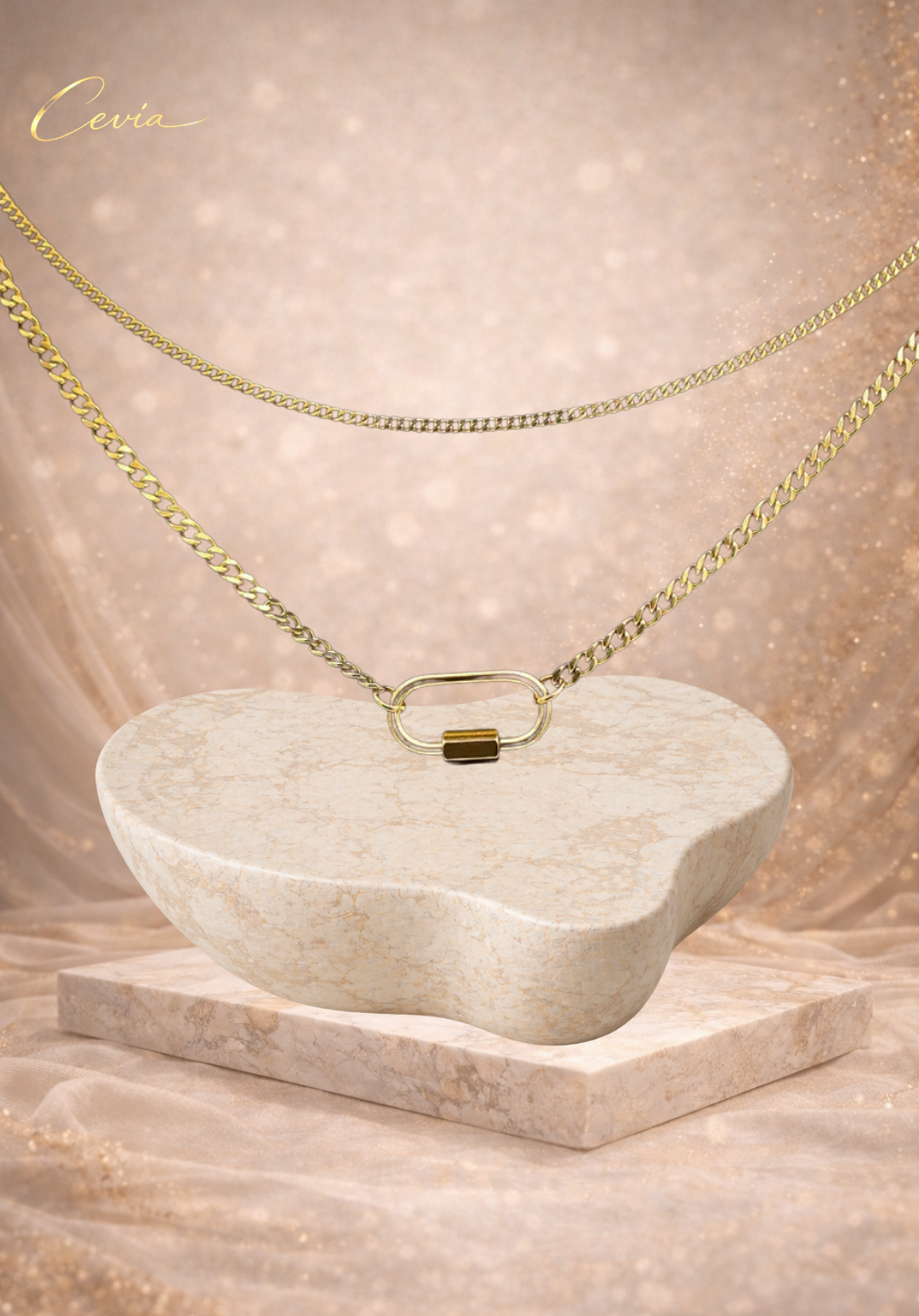 The Valen Lock Chain Necklace