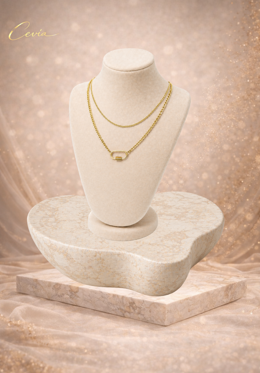 The Valen Lock Chain Necklace