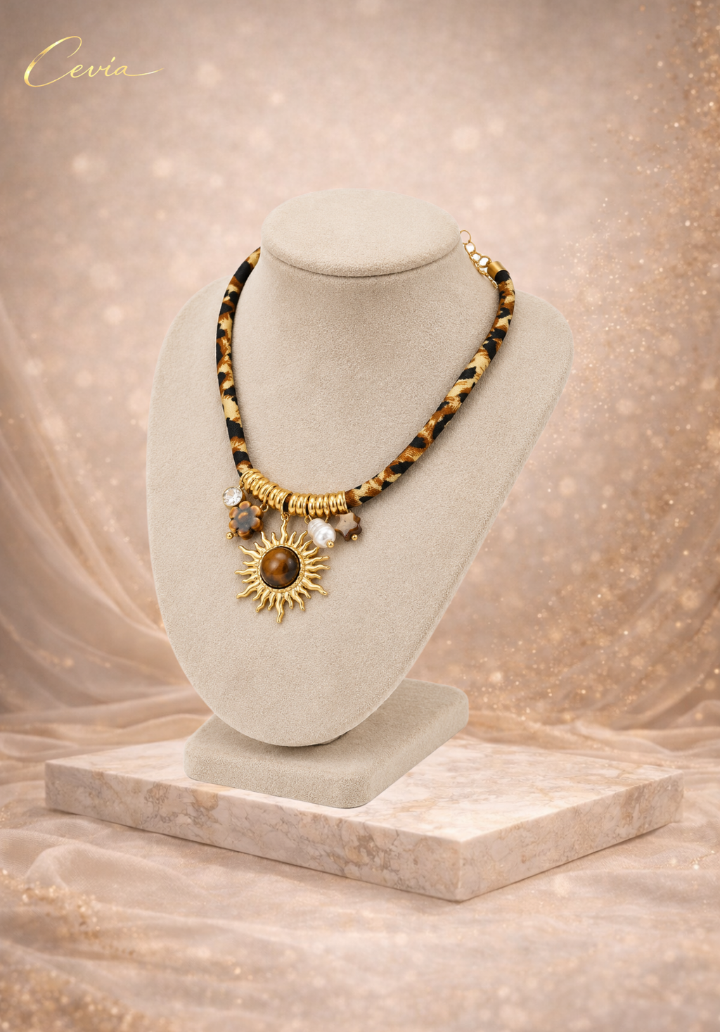 The Safari Luxe Charm Necklace