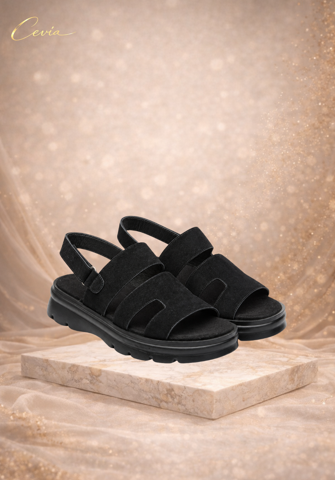The Verona Comfort Suede Sandals