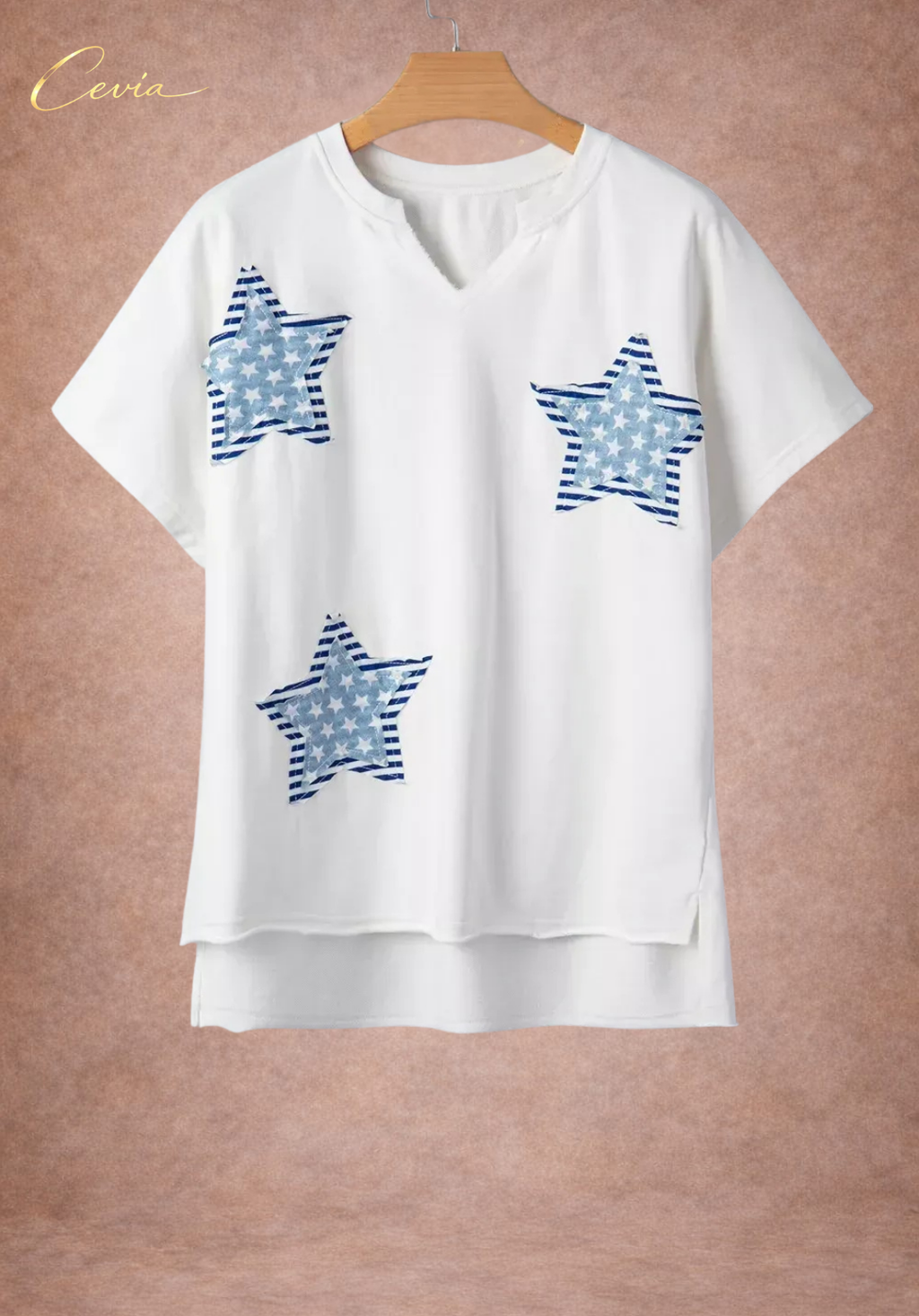 The Americana Star Patch Cotton Tee