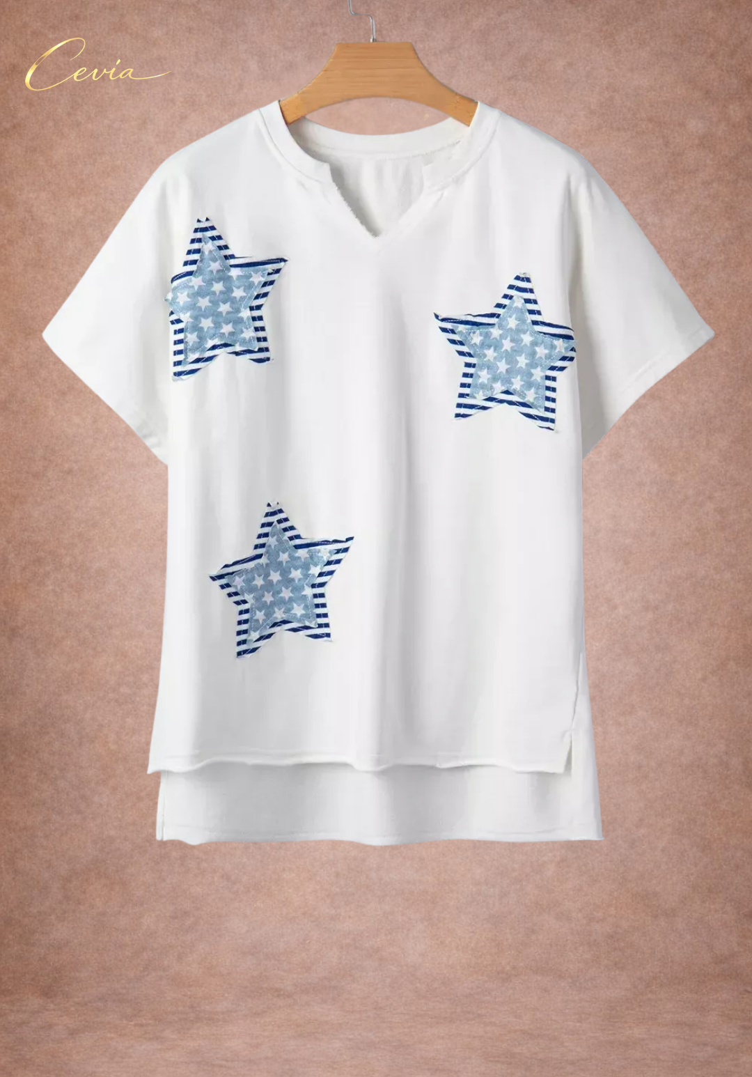 The Americana Star Patch Cotton Tee
