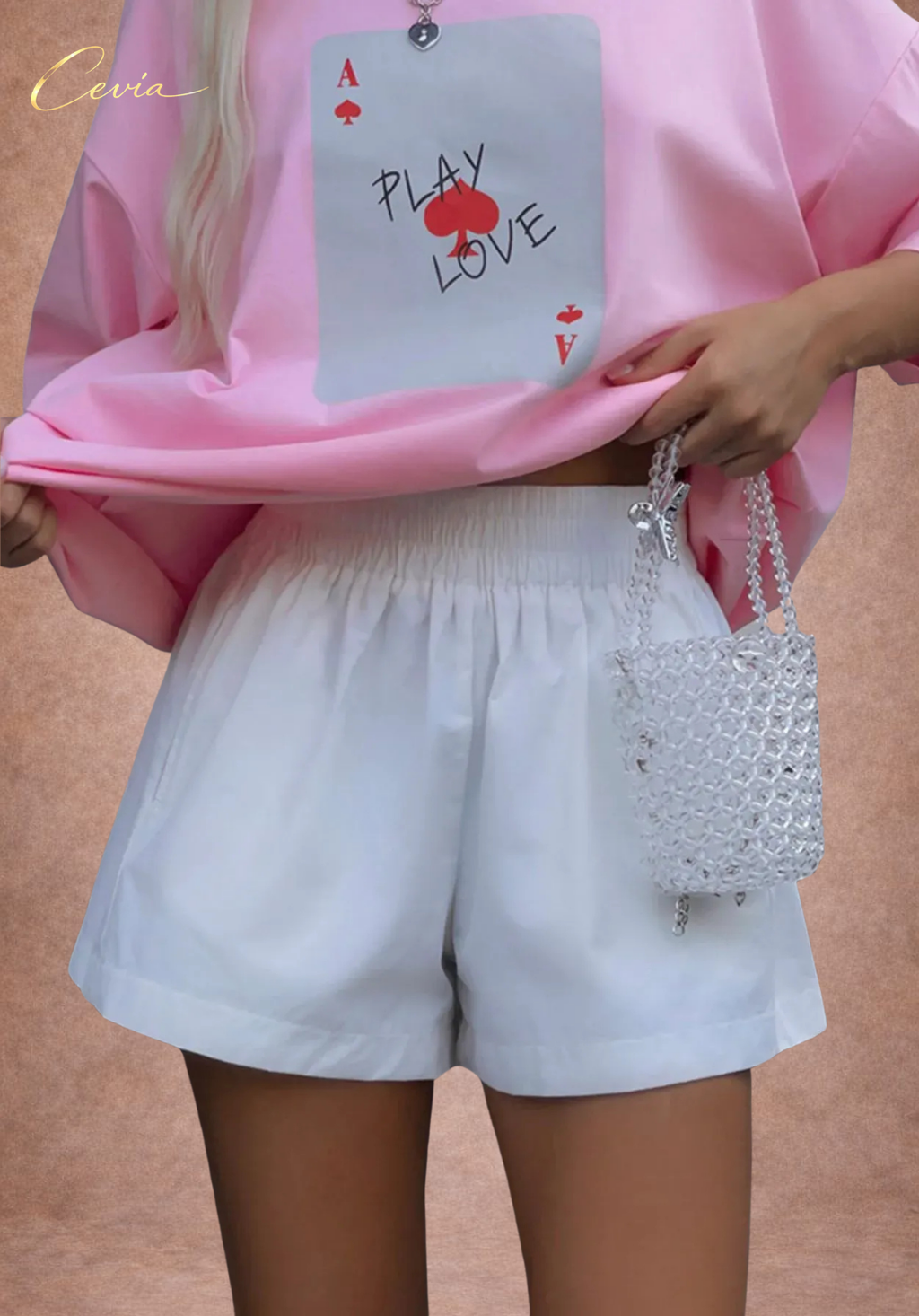 The Playful Love Oversized Cotton Tee