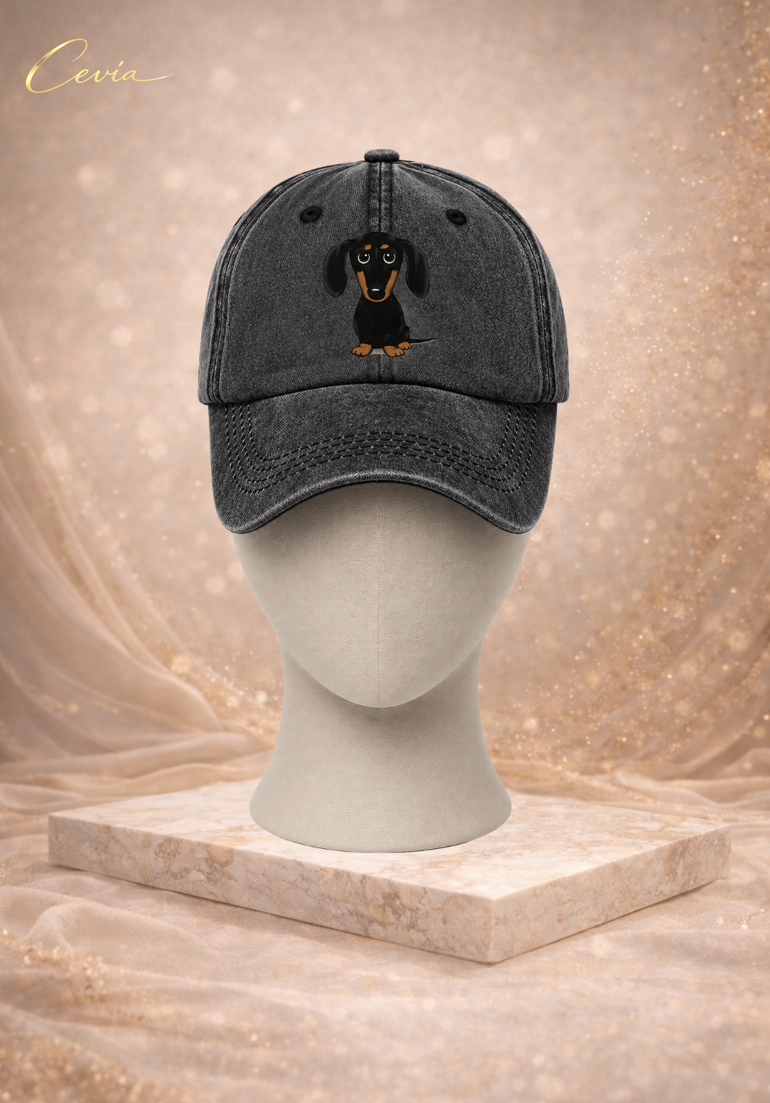 The Playful Pup Vintage Cap