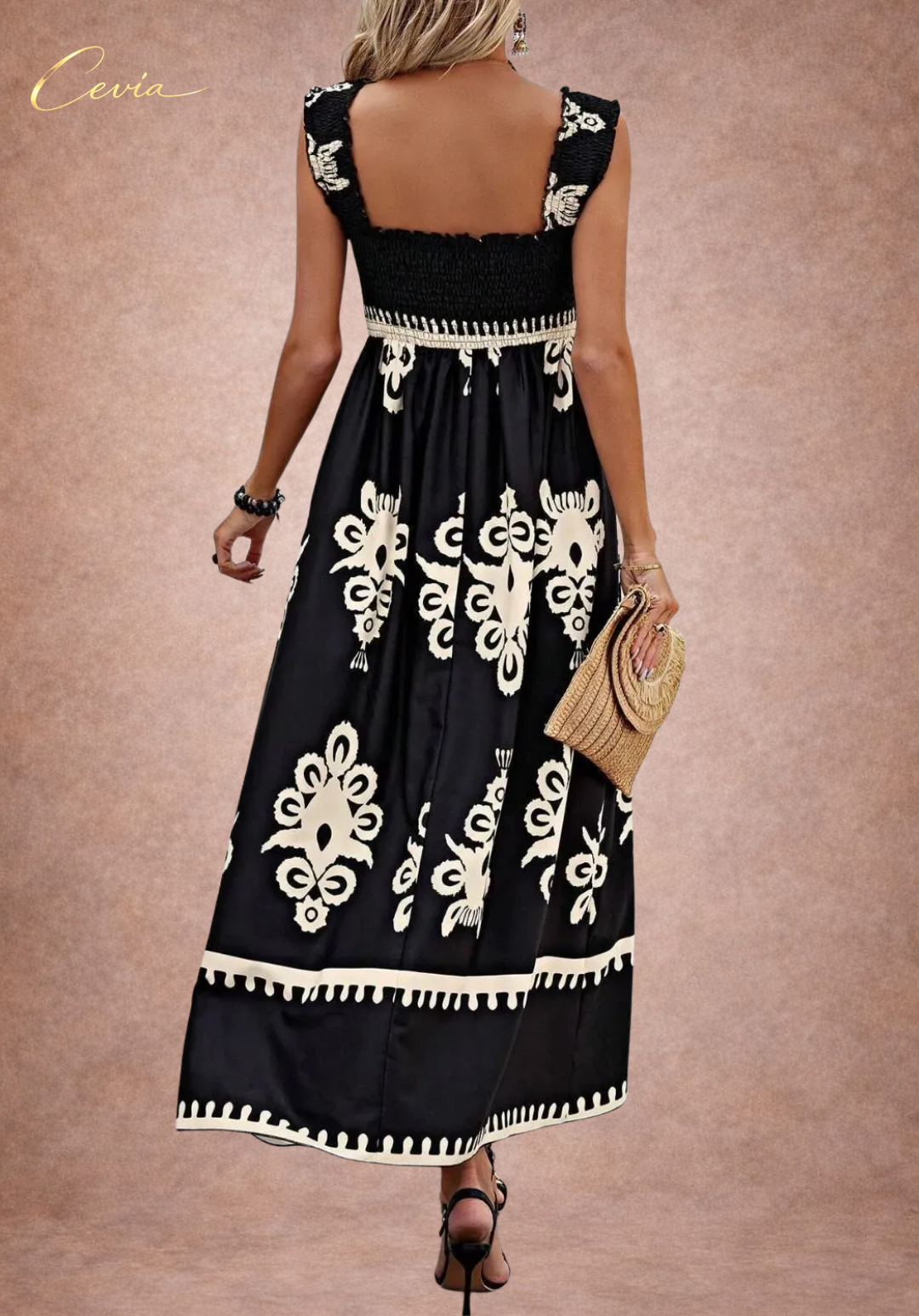 The Midnight Heritage Smocked Dress