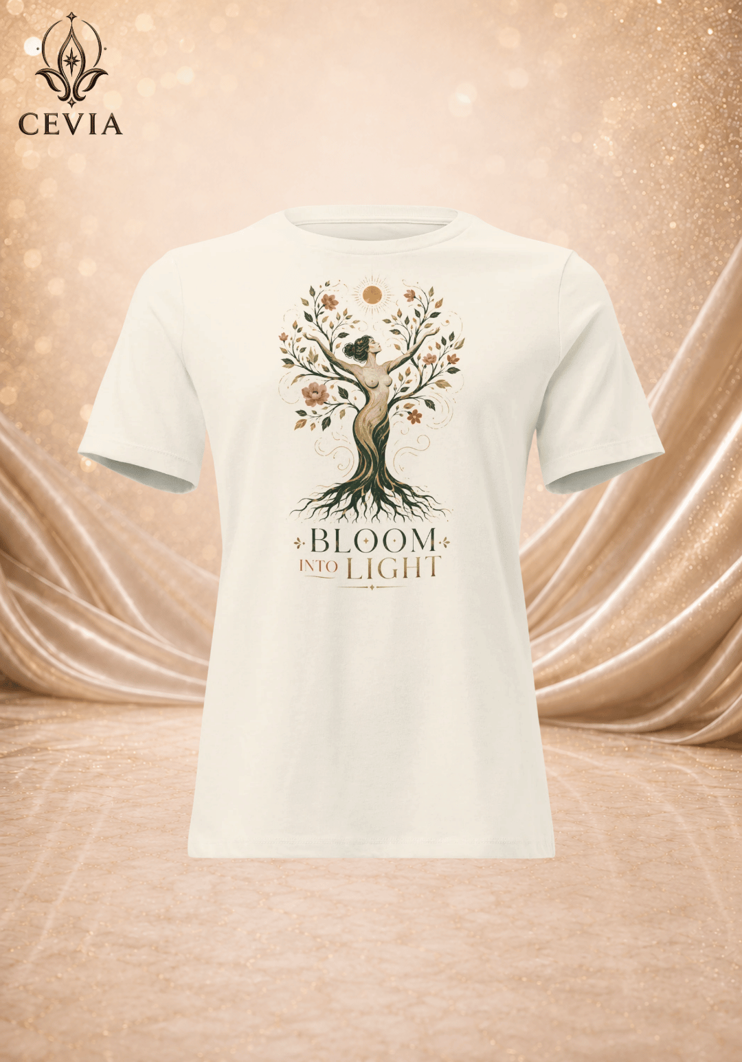 The Radiant Bloom Graphic Tee
