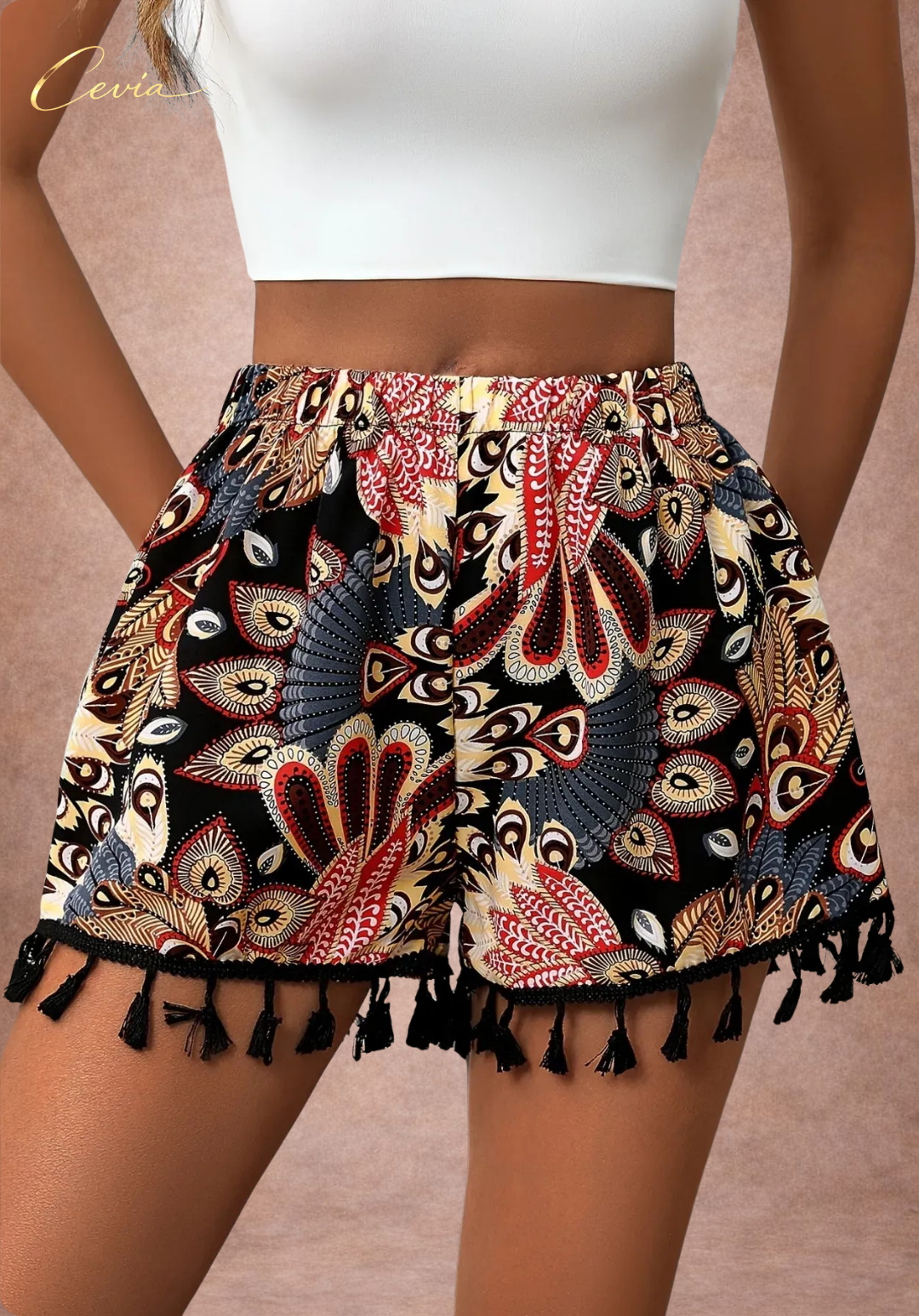 The Marbella Tassel Resort Shorts