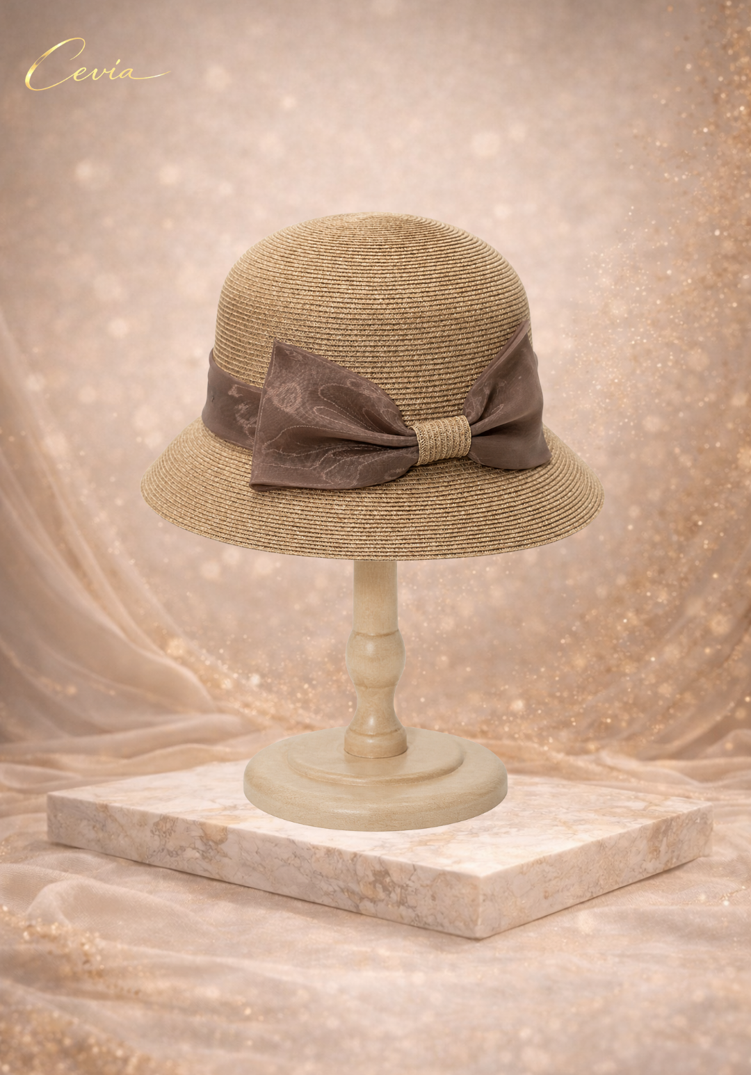 The Belle Charm Straw Hat