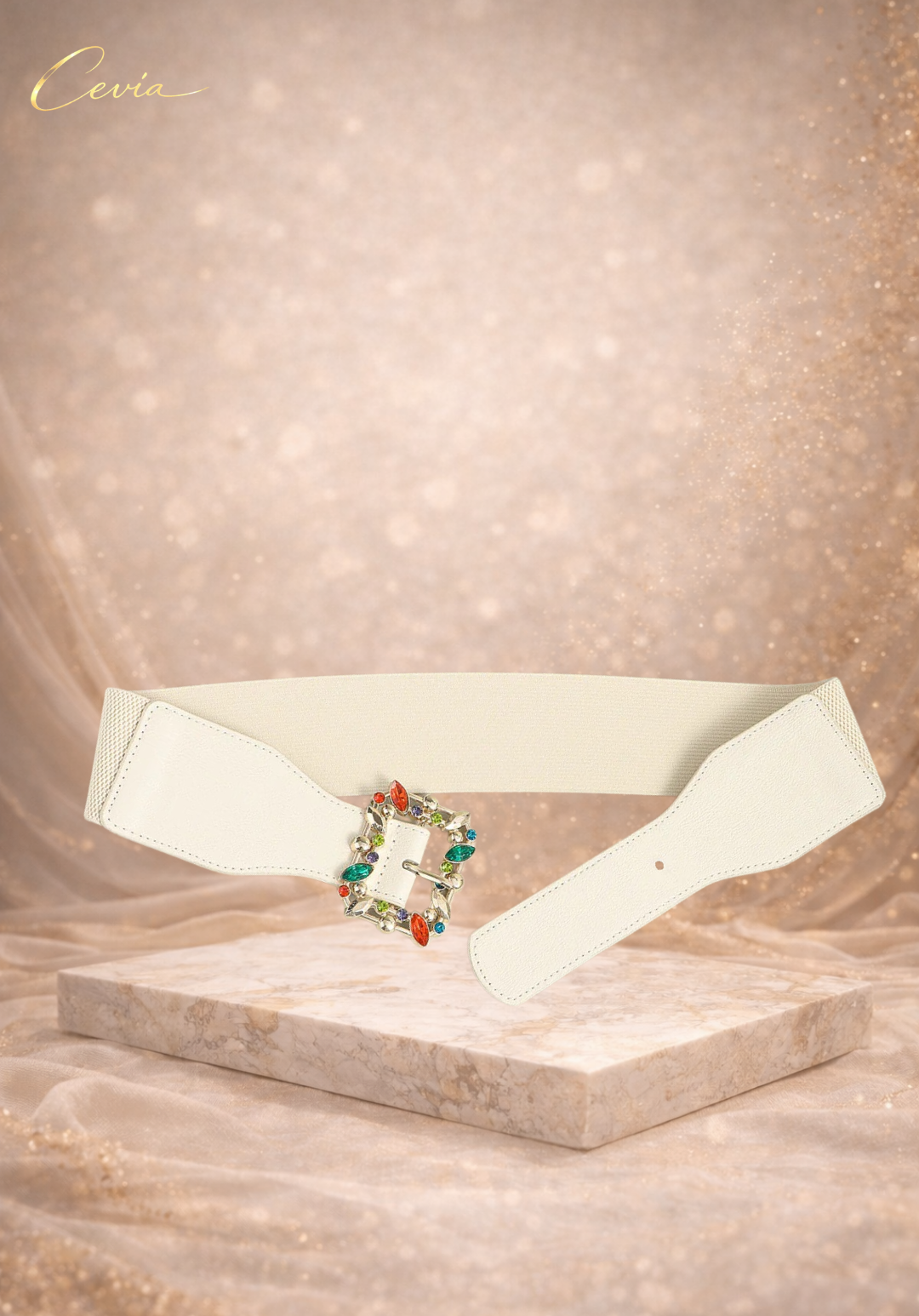 The Serelyn Jeweled Statement Belt