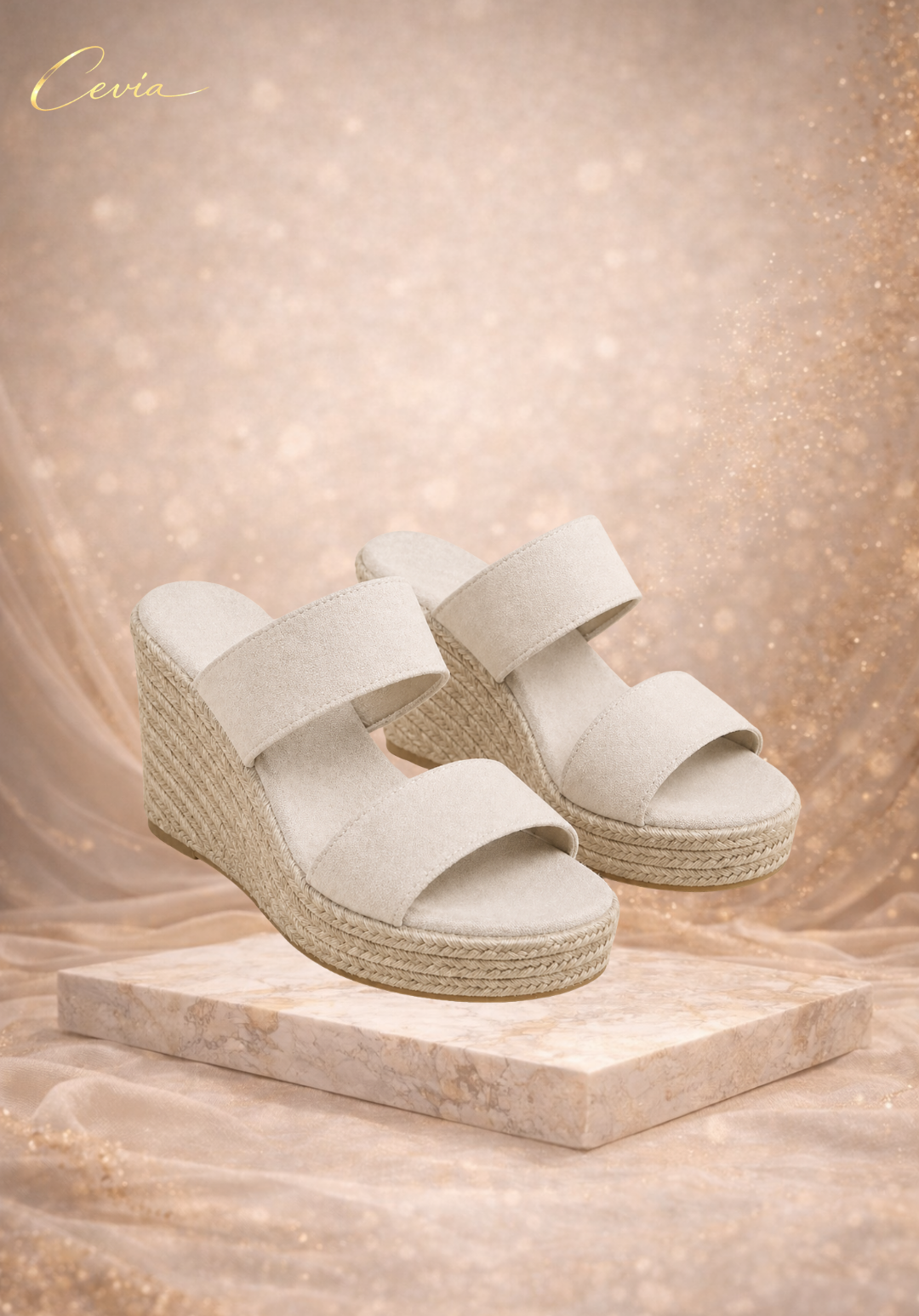 The Marbella Wedge Sandals