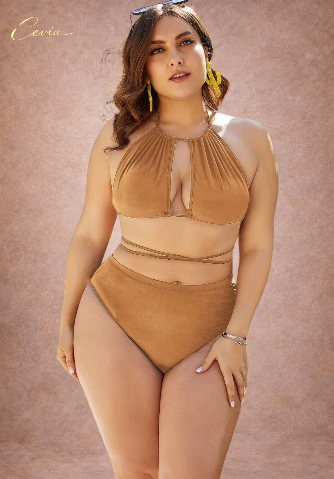 Aura Halter Bikini Set