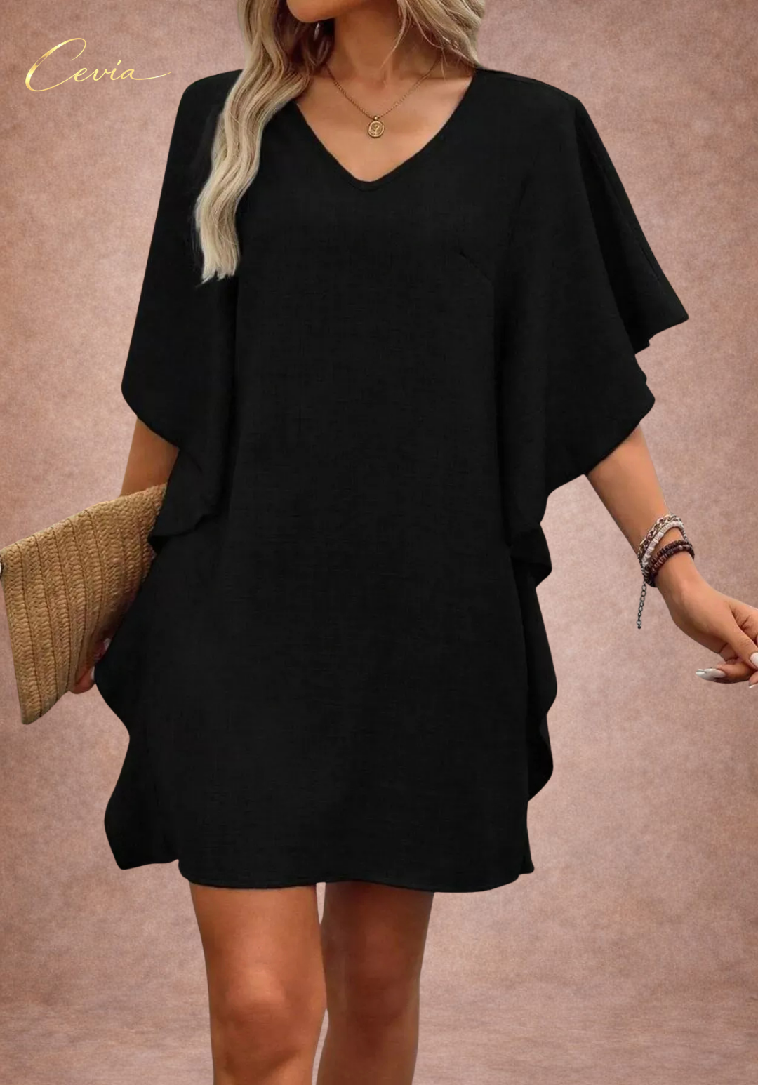 The Alora Ruffle Mini Dress