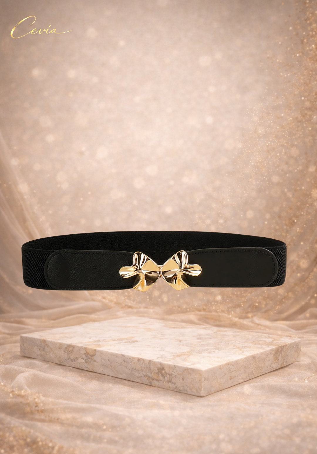 Sculpted Bow Statement Belt