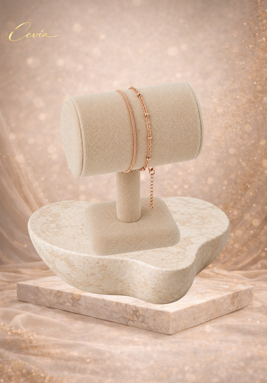 The Elara Dual-Gleam Layered Bracelet