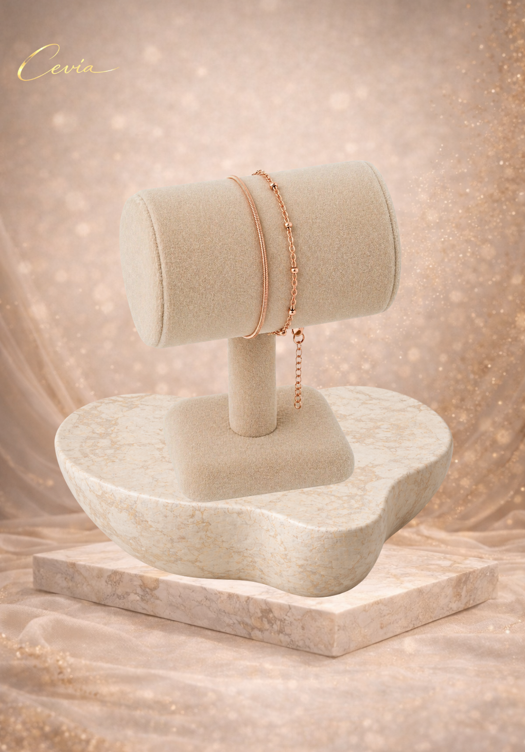 The Elara Dual-Gleam Layered Bracelet