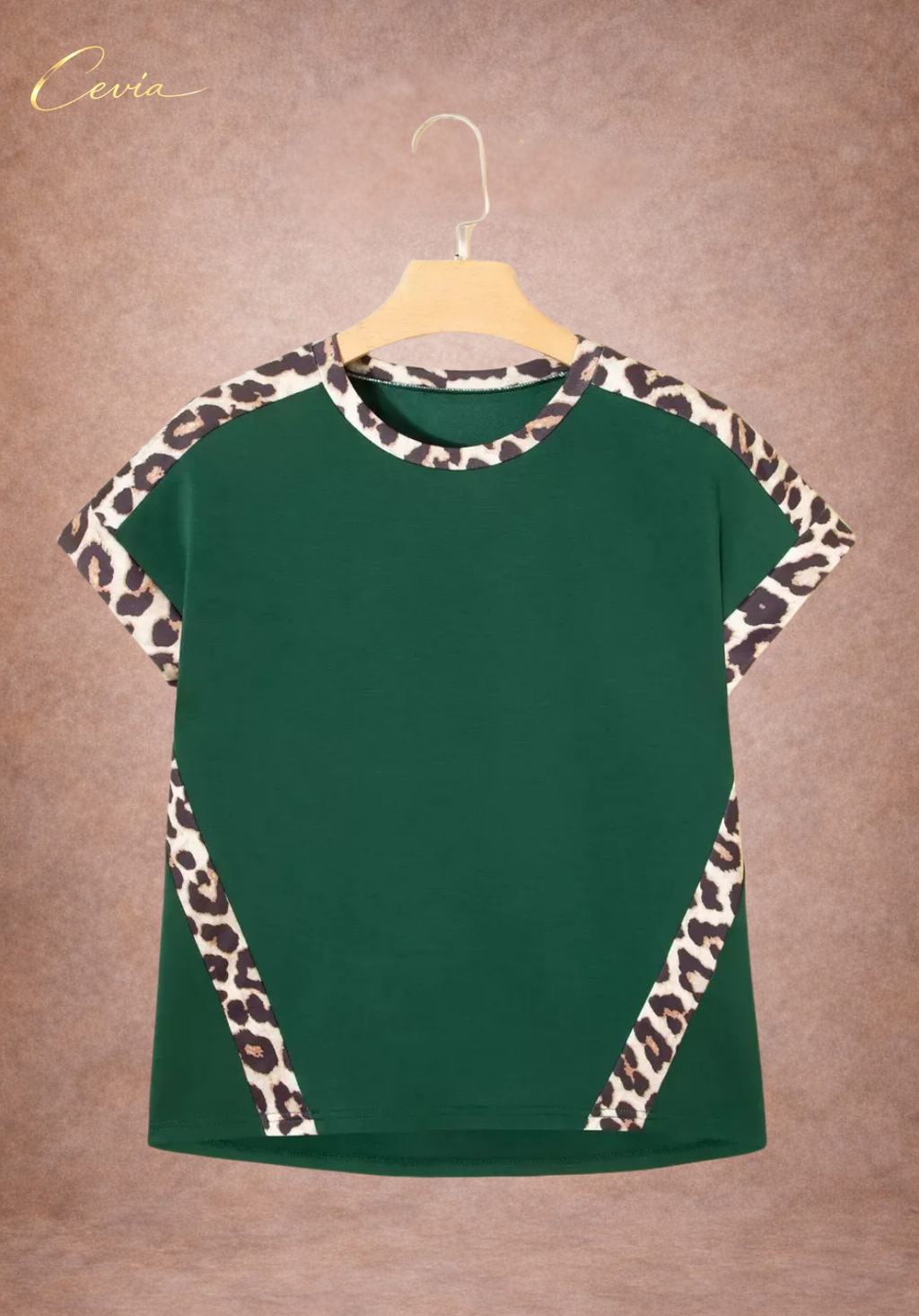 The Wild Elegance Contrast Tee