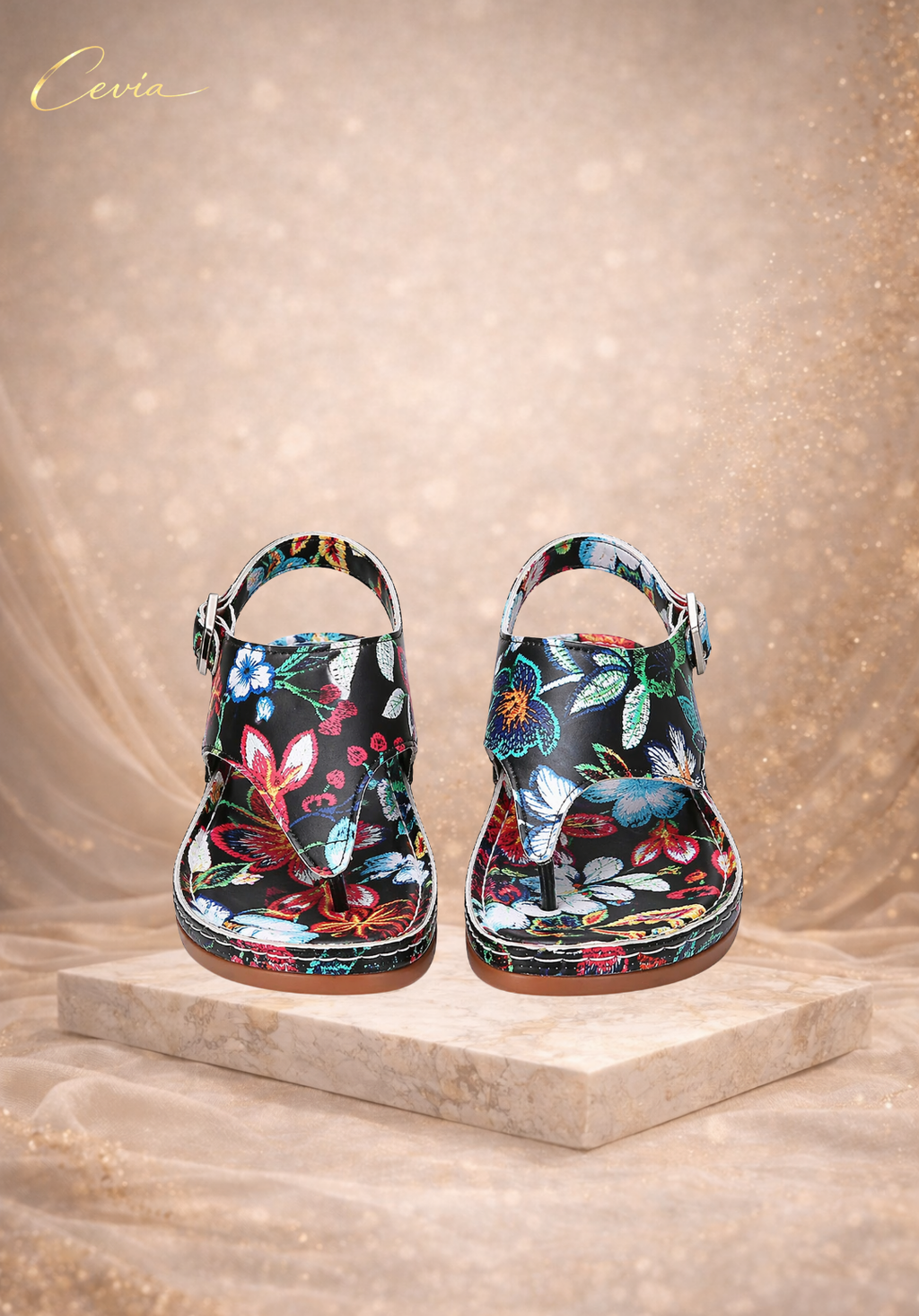 The Floral Breeze Comfort Sandals