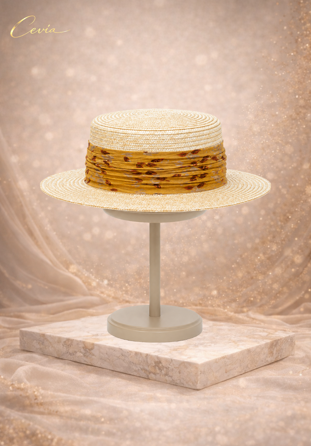 The Botanical Ribbon Straw Hat