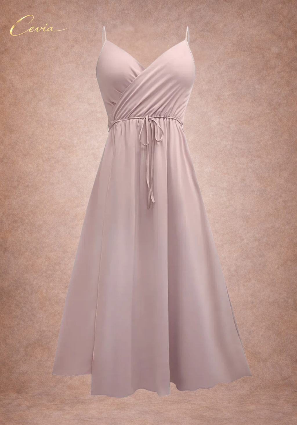 The Marivel Draped-Waist Maxi Dress