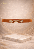 The Éloane Sculpted-Link Waist Belt