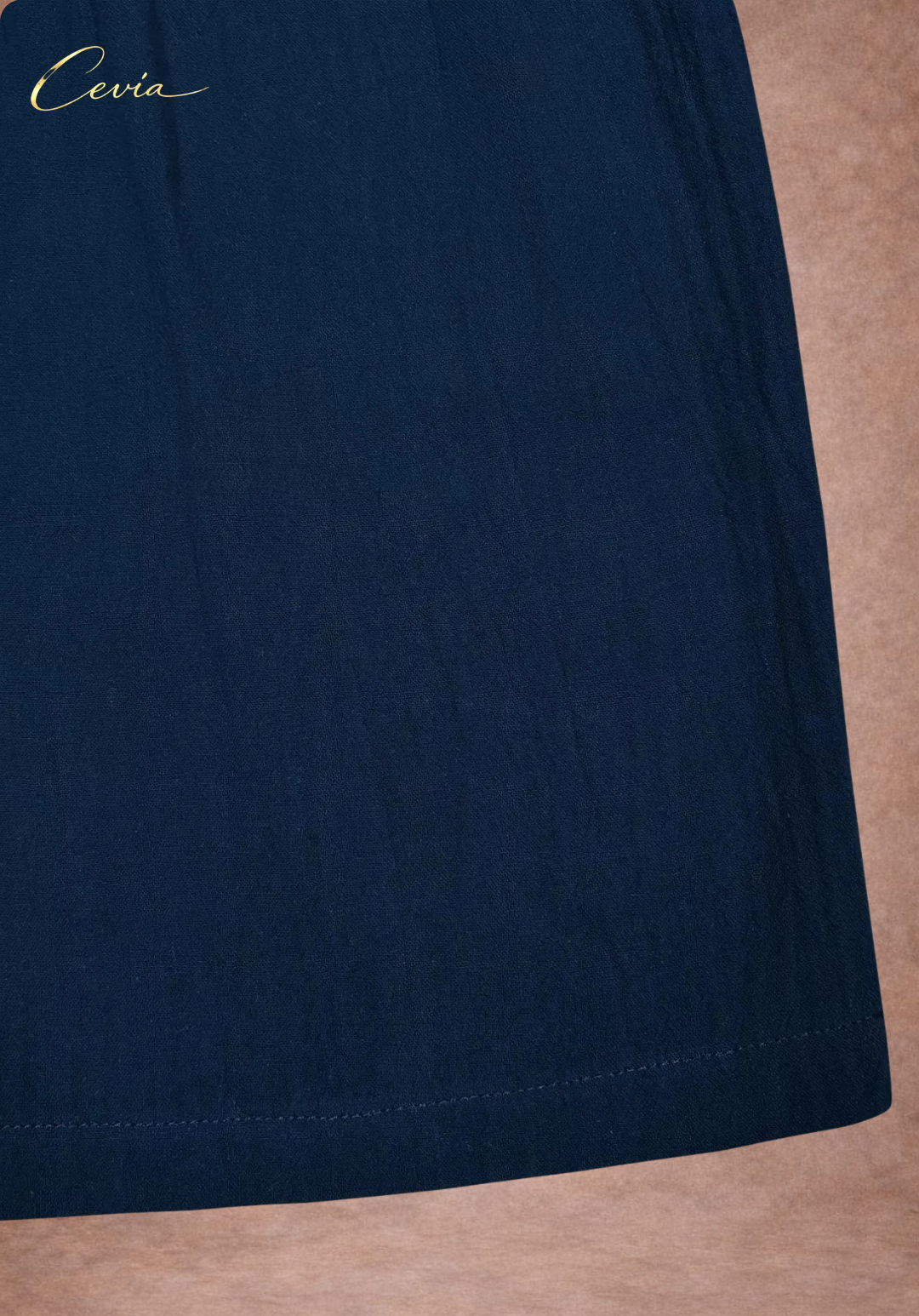 High-Waist Button-Front Flow Shorts