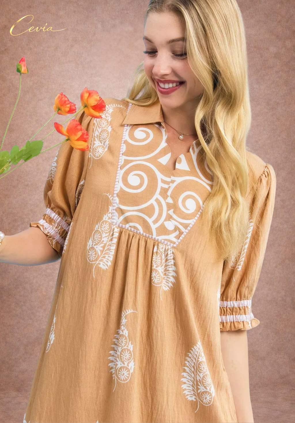 The Marivelle Mandala Babydoll Dress