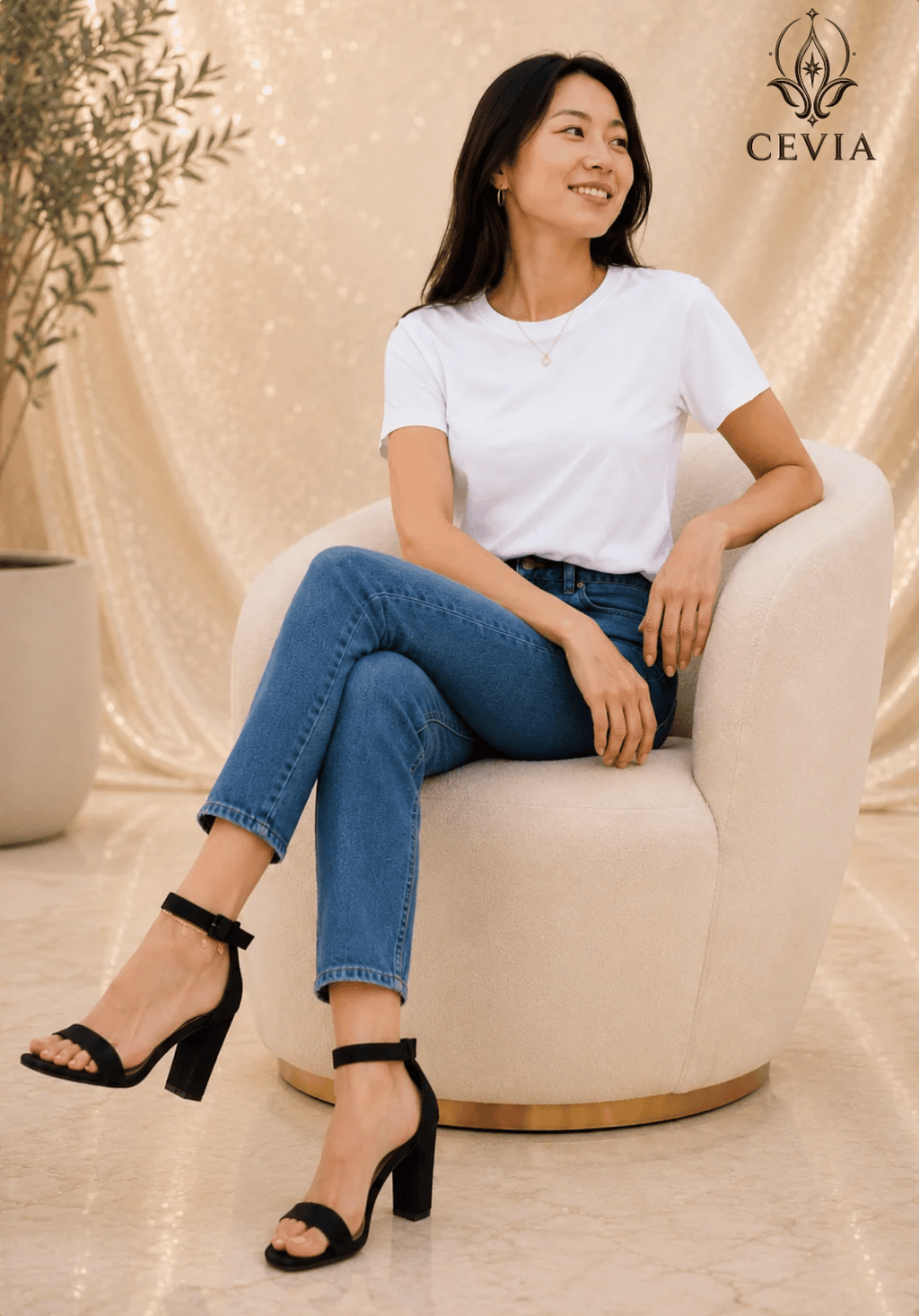 The Signature Suede Block-Heel Sandals