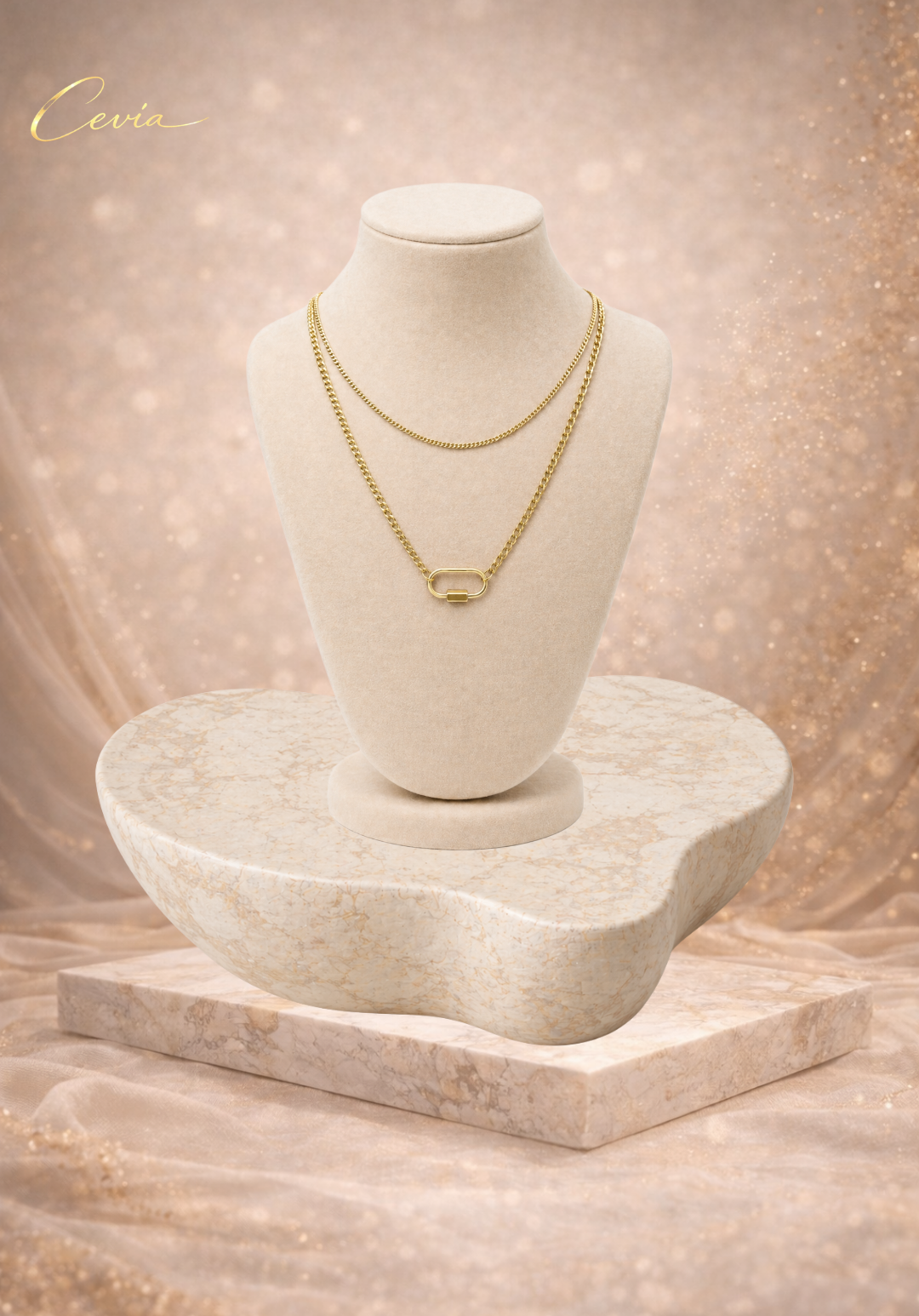 The Valen Lock Chain Necklace