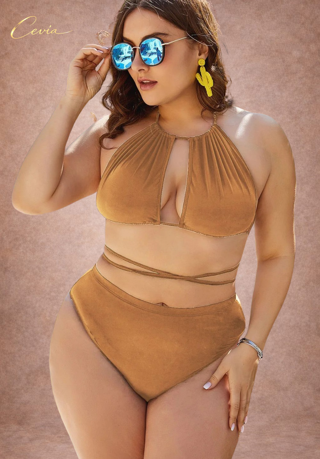 Aura Halter Bikini Set
