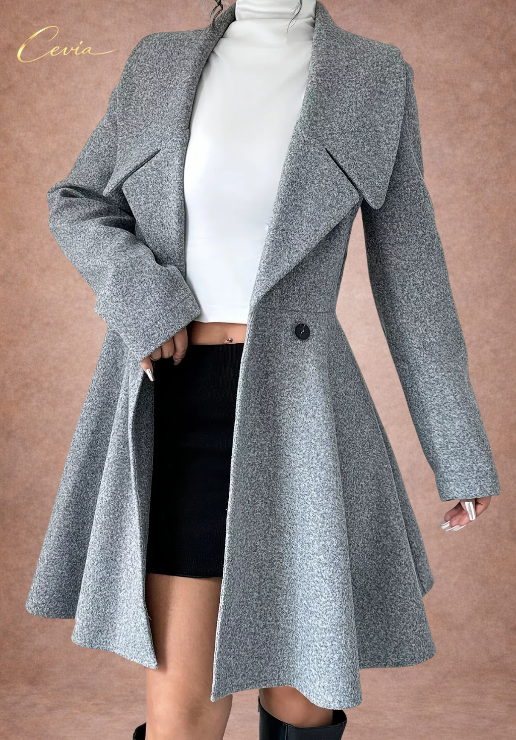 Urban Luxe Flare Coat
