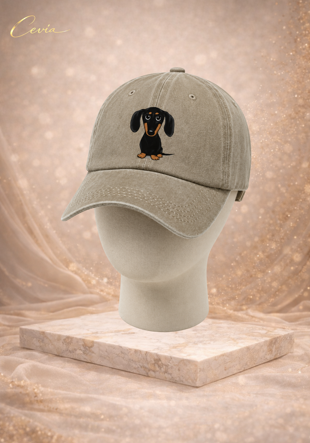 The Playful Pup Vintage Cap