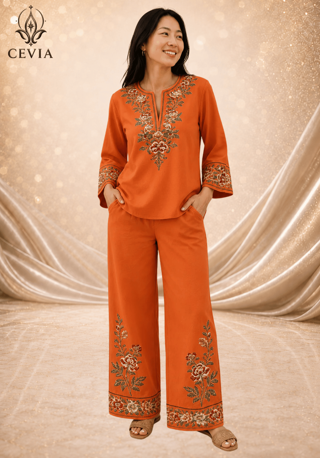 The Heritage Bloom Two-Piece Set
