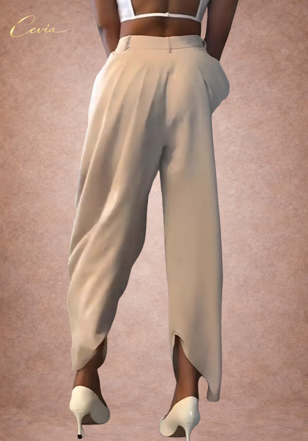 The Sculpted Draped Trousers
