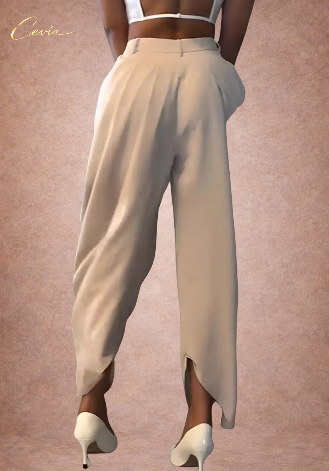 The Sculpted Draped Trousers