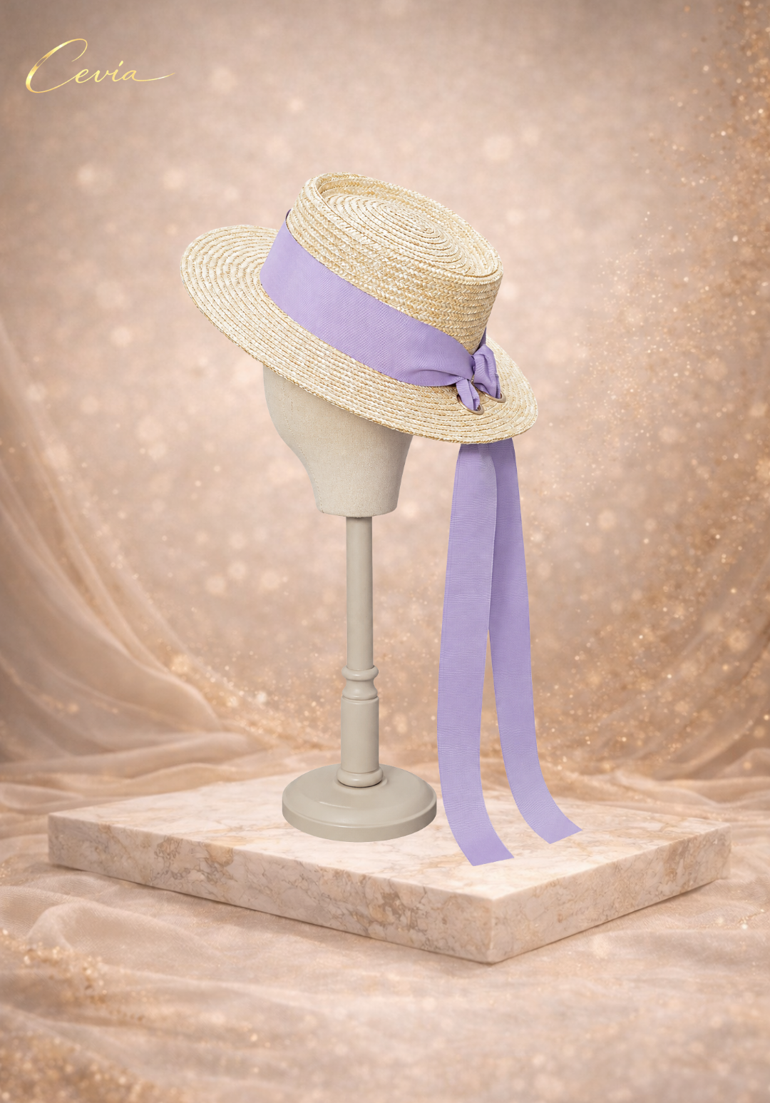 The Ribbon Grace Straw Hat