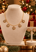 The Celebration Snowflake Charm Necklace & Earrings Set